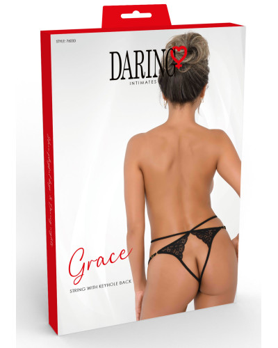 String Grace Noir  Couleur principale:Noir