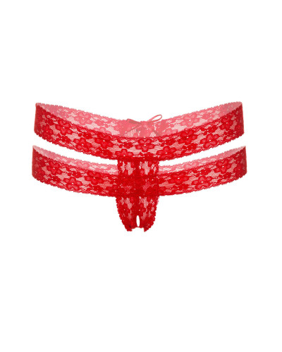 String panty Lucy Rouge  Couleur principale:Rouge