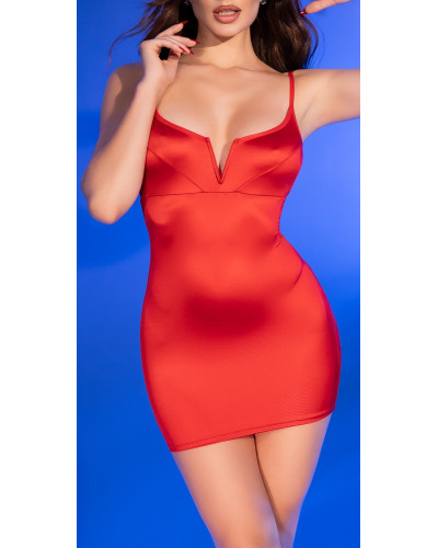 Mini Robe Vestalia Rouge  Couleur principale:Rouge