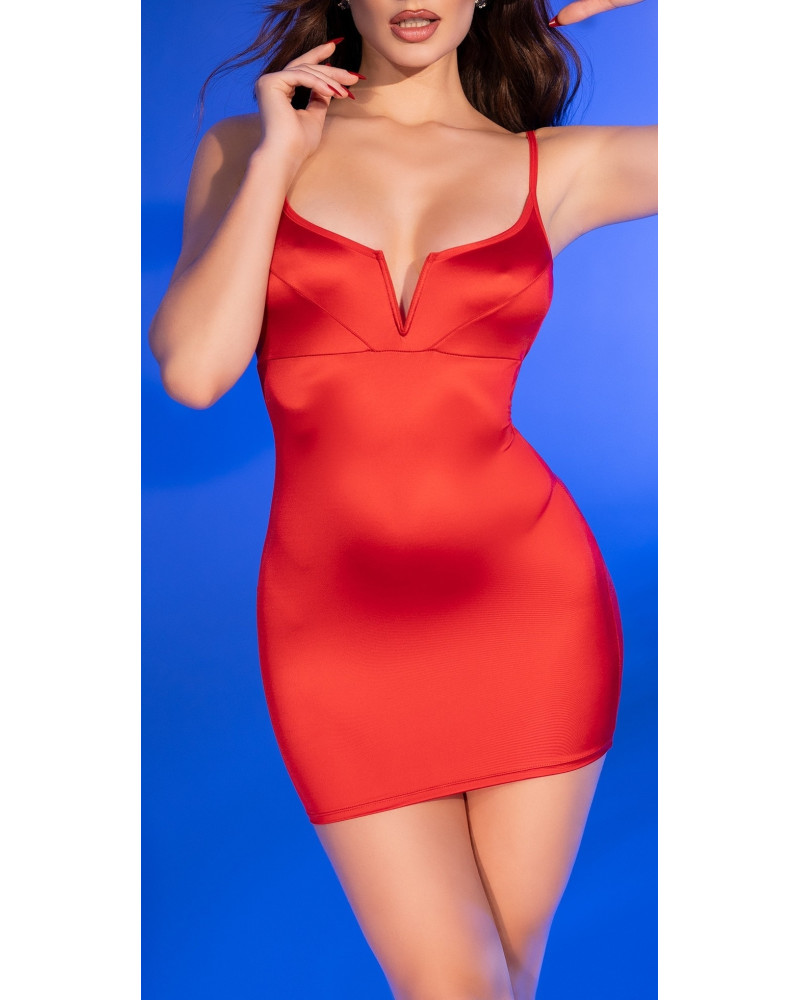 Mini Robe Vestalia Rouge  Couleur principale:Rouge