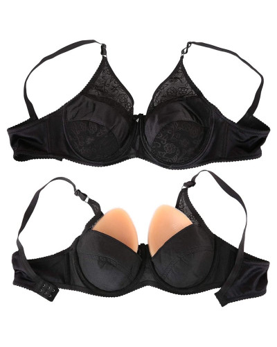 Soutien-Gorge Spécial Prothèse Mammaire Brace Noir  Couleur principale:Noir