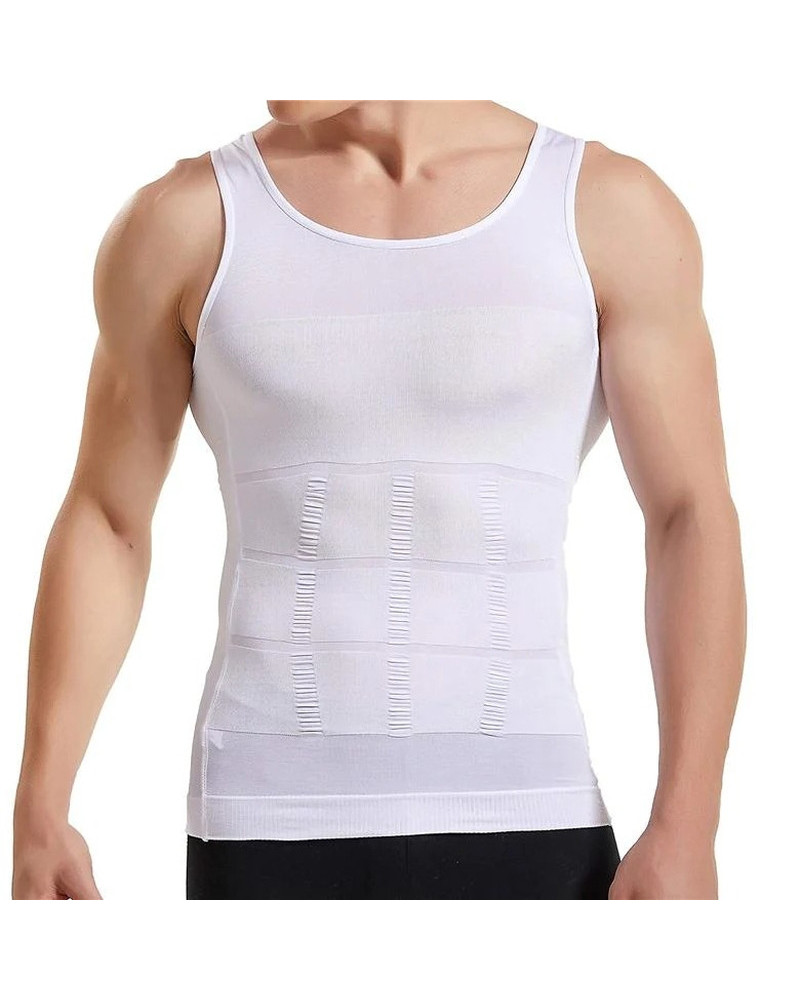 Débardeur gainant Shaper Slim Blanc  Couleur principale:Blanc