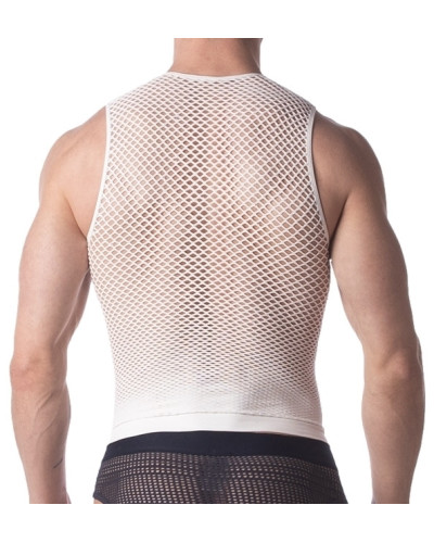 Débardeur Filet Stefano Blanc  Couleur principale:Blanc