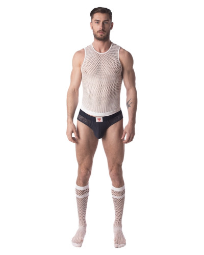 Débardeur Filet Stefano Blanc  Couleur principale:Blanc
