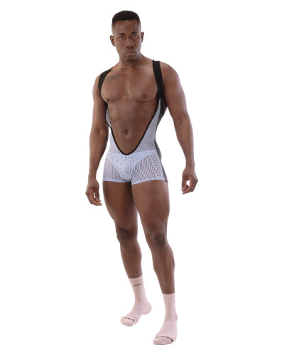 Singlet Sanke Bleu-Noir  Couleur principale:Bleu Couleur secondaire:Noir
