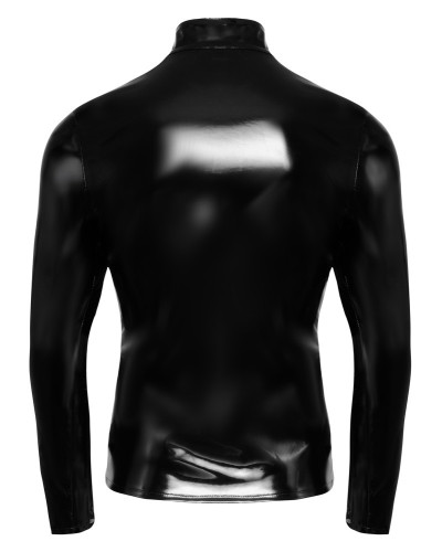 T-shirt sexy Vinyl Up Noir  Couleur principale:Noir