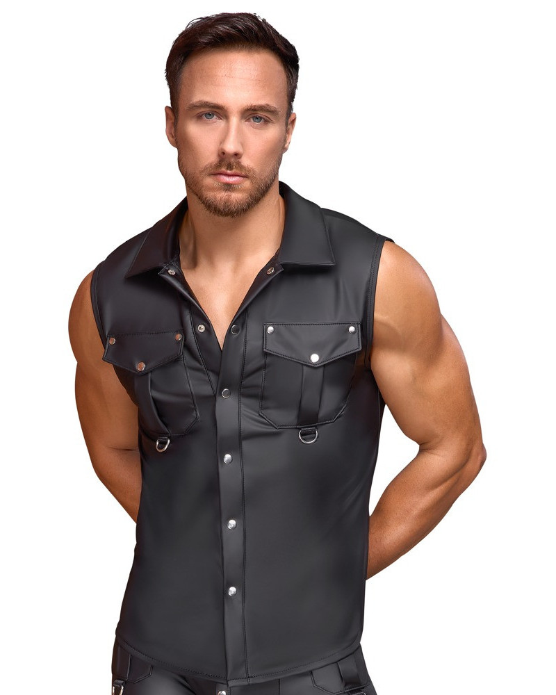 Chemise sans manches Lessio Noire  Couleur principale:Noir