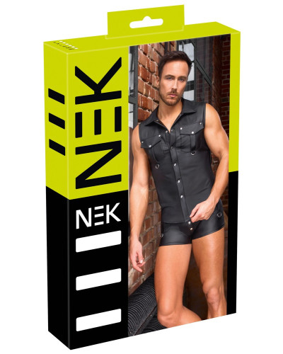 Chemise sans manches Lessio Noire  Couleur principale:Noir