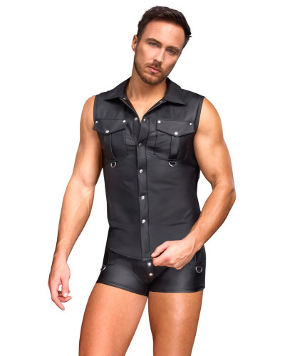 Chemise sans manches Lessio Noire  Couleur principale:Noir
