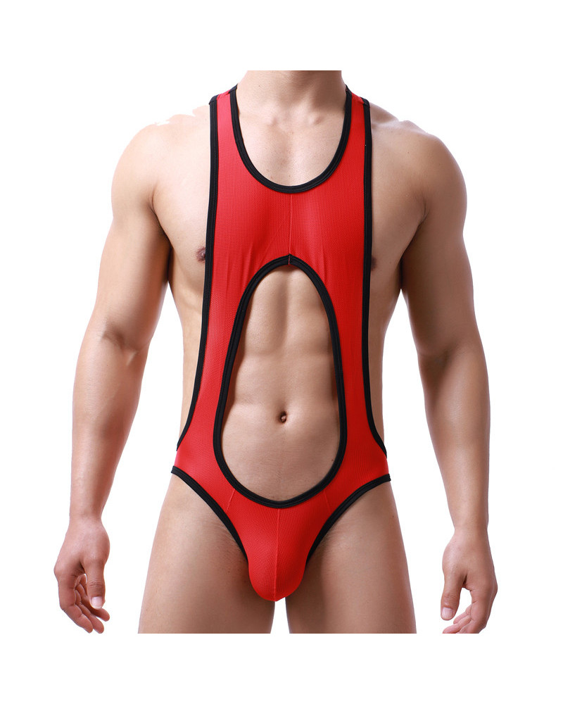 Body Jock Tolomos Rouge  Couleur principale:Rouge
