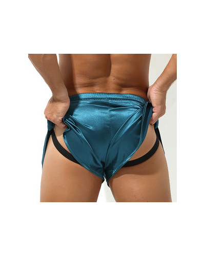 Short avec Jock Slit Bleu  Couleur principale:Bleu