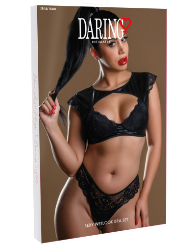 Ensemble Soutien-Gorge et String Noelia Noir  Couleur principale:Noir
