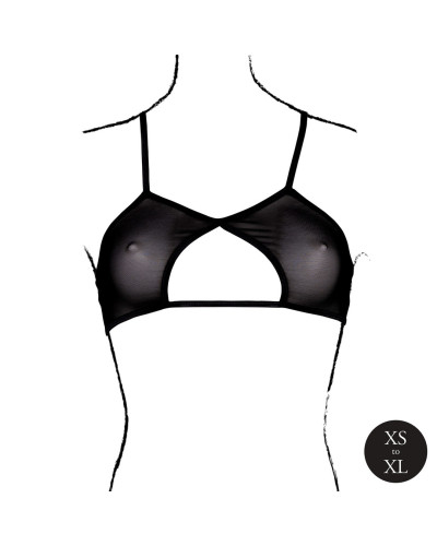 Soutien-Gorge Transparent Bravia Noir Taille:XS/XL Couleur principale:Noir