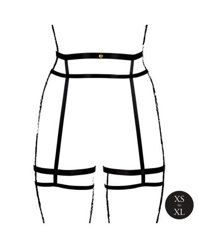 Porte-jarretelles Double Strap Noir Taille:XS/XL Couleur principale:Noir