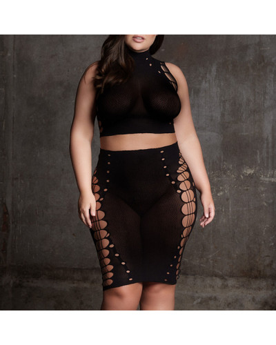 Ensemble 2 Pièces Grande Taille Kala Noir Taille:XL/4XL Couleur principale:Noir