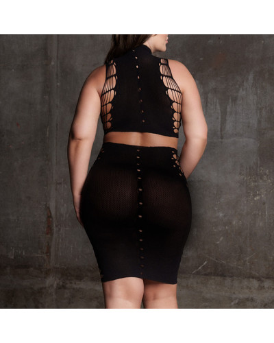 Ensemble 2 Pièces Grande Taille Kala Noir Taille:XL/4XL Couleur principale:Noir