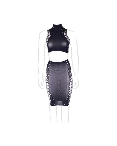 Ensemble 2 Pièces Grande Taille Kala Noir Taille:XL/4XL Couleur principale:Noir