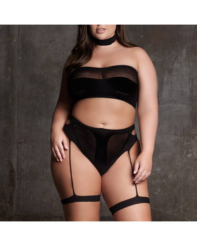 Ensemble 3 Pièces Grande Taille Ananke Noir Taille:XL/4XL Couleur principale:Noir