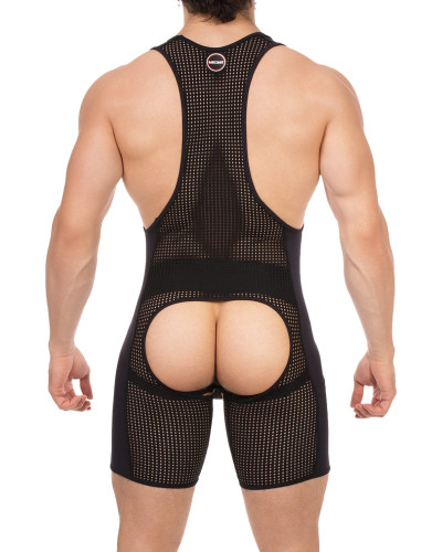 Body Backless Krish Noir-Jaune  Couleur principale:Noir Couleur secondaire:Jaune