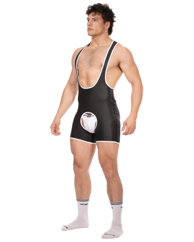Body Kam Noir-Blanc  Couleur principale:Noir Couleur secondaire:Blanc