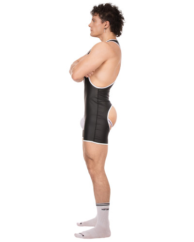 Body Kam Noir-Blanc  Couleur principale:Noir Couleur secondaire:Blanc
