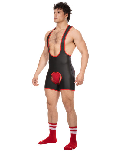 Body Kam Noir-Rouge  Couleur principale:Noir Couleur secondaire:Rouge