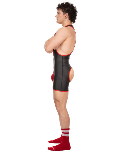 Body Kam Noir-Rouge  Couleur principale:Noir Couleur secondaire:Rouge