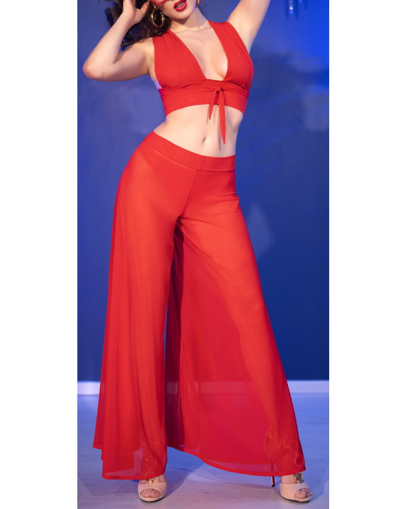 Ensemble 3 Pièces Monika Rouge  Couleur principale:Rouge