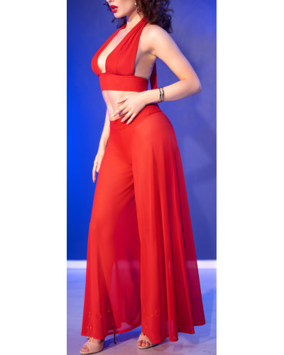 Ensemble 3 Pièces Monika Rouge  Couleur principale:Rouge