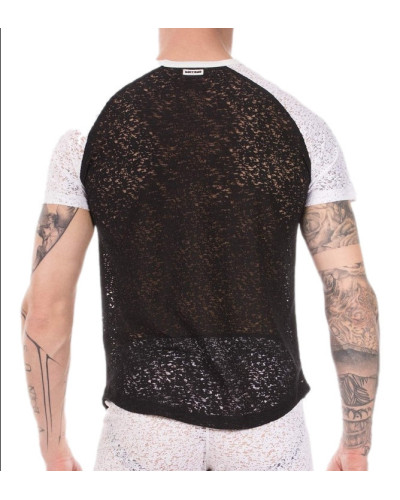 T-shirt Micah Noir-Blanc  Couleur principale:Noir Couleur secondaire:Blanc