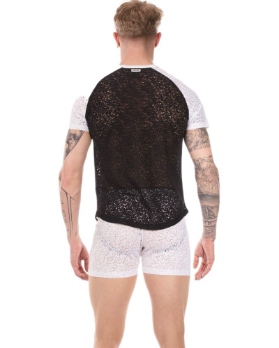 T-shirt Micah Noir-Blanc  Couleur principale:Noir Couleur secondaire:Blanc