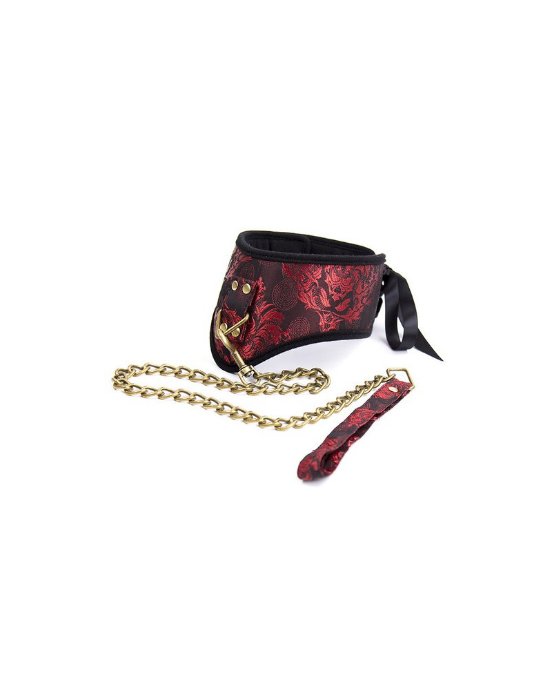 Collier Laisse SCANDAL Rouge 
