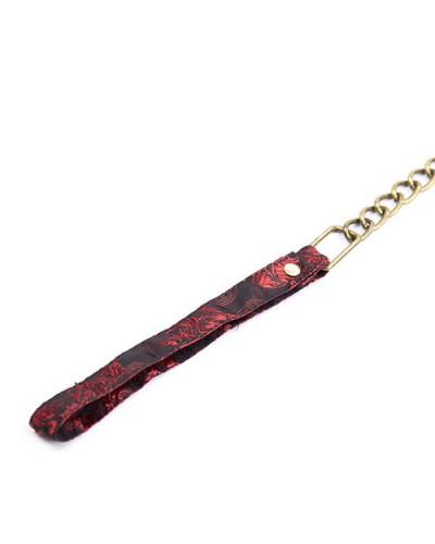Collier Laisse SCANDAL Rouge 