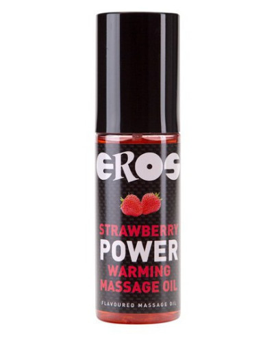 Gel de massage Warming Fraise 100mL 
