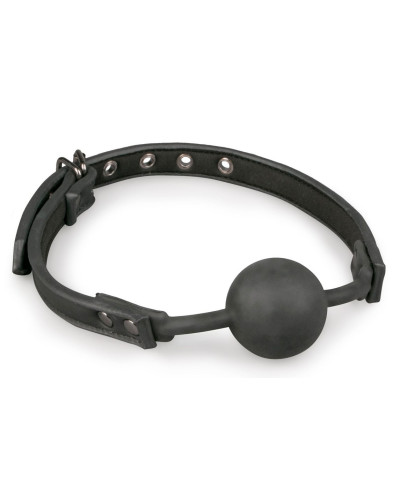 Baillon flexible avec boule silicone Noir 