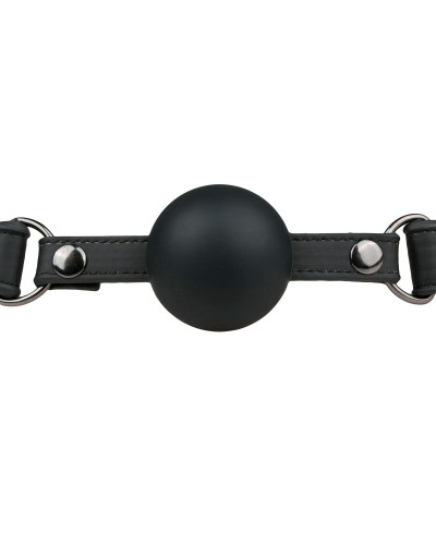 Baillon Boule en silicone Noir 