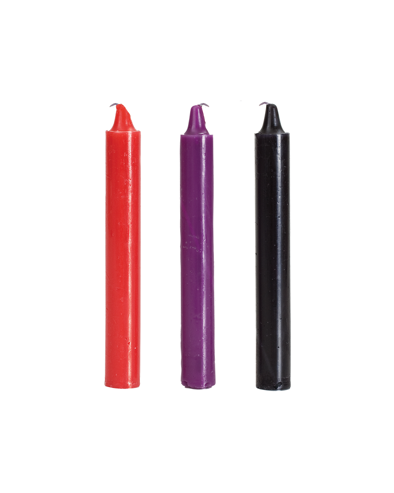 Bougies colorées x3 