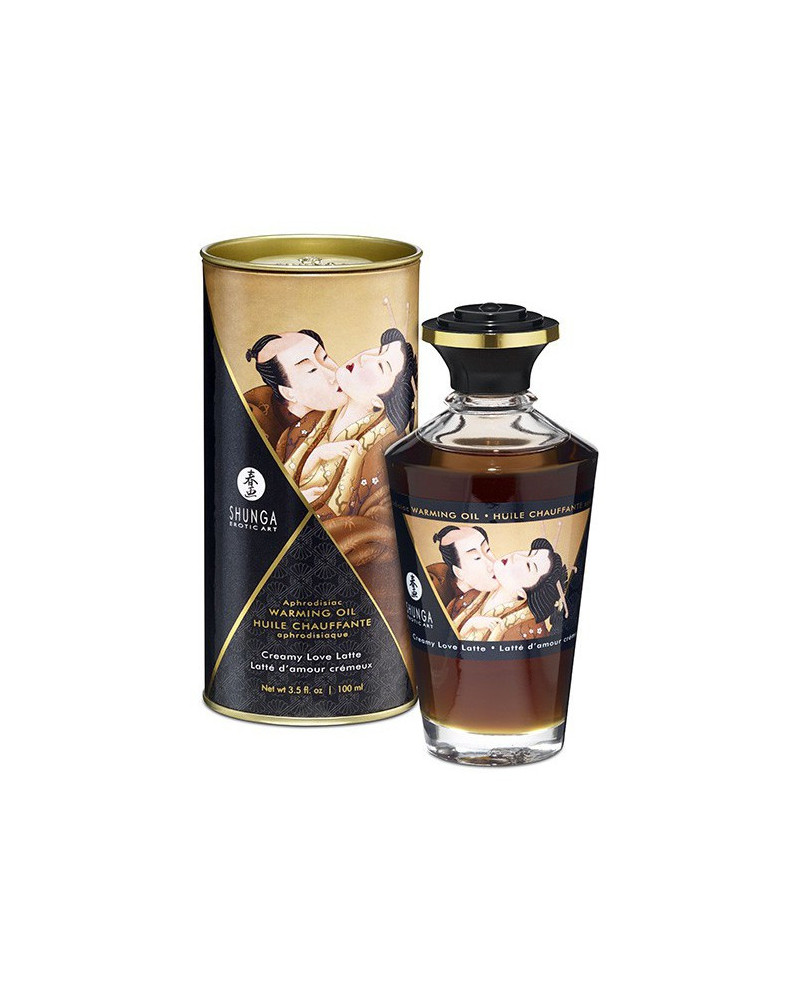 Huile de massage Chauffante Aphrodisiaque - LAIT D'AMOUR 100 ml 