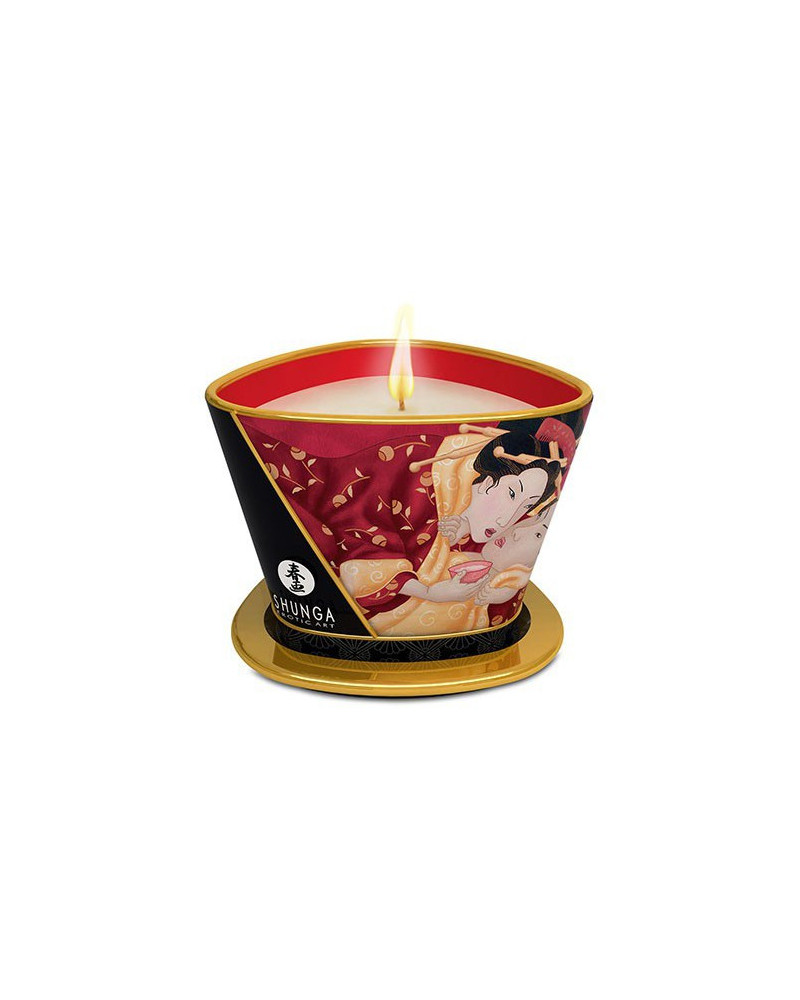 Chandelle de massage ROMANCE Fraise 170mL 