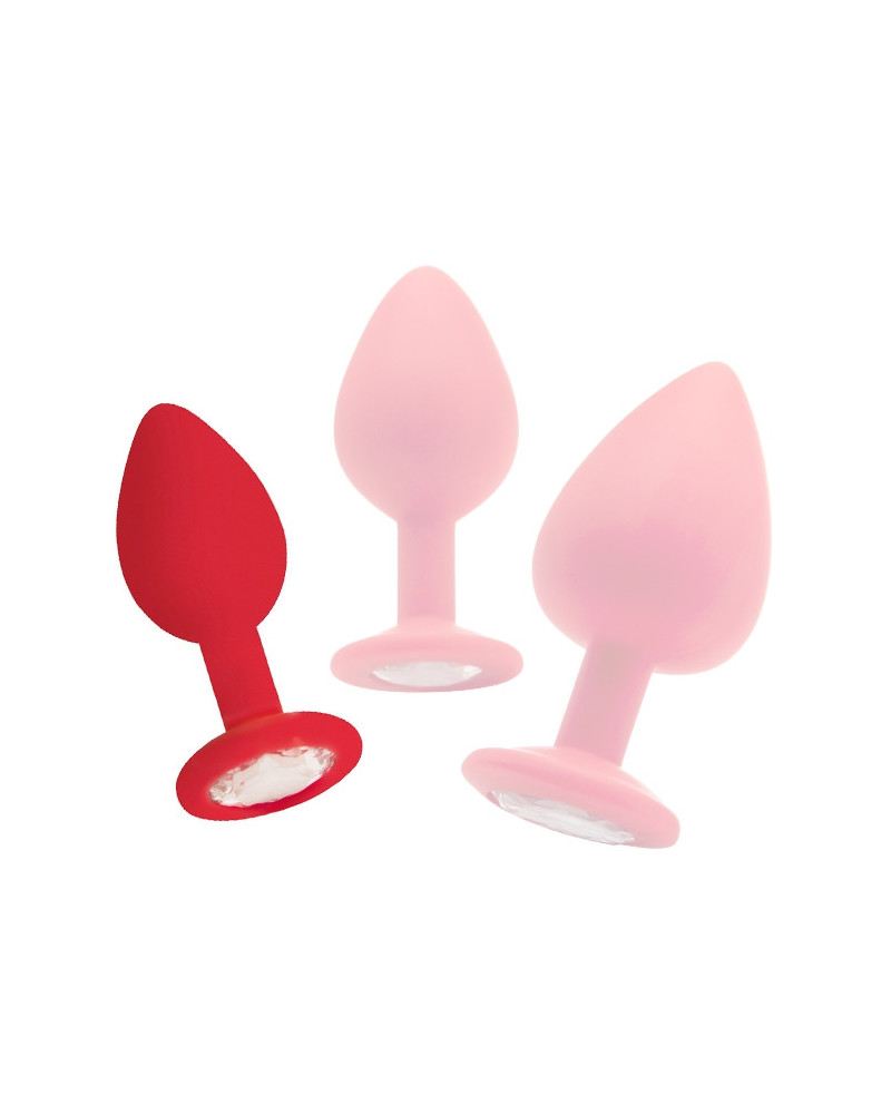 Plug diamond Regular – 6.5 x 2.8 cm Rouge 