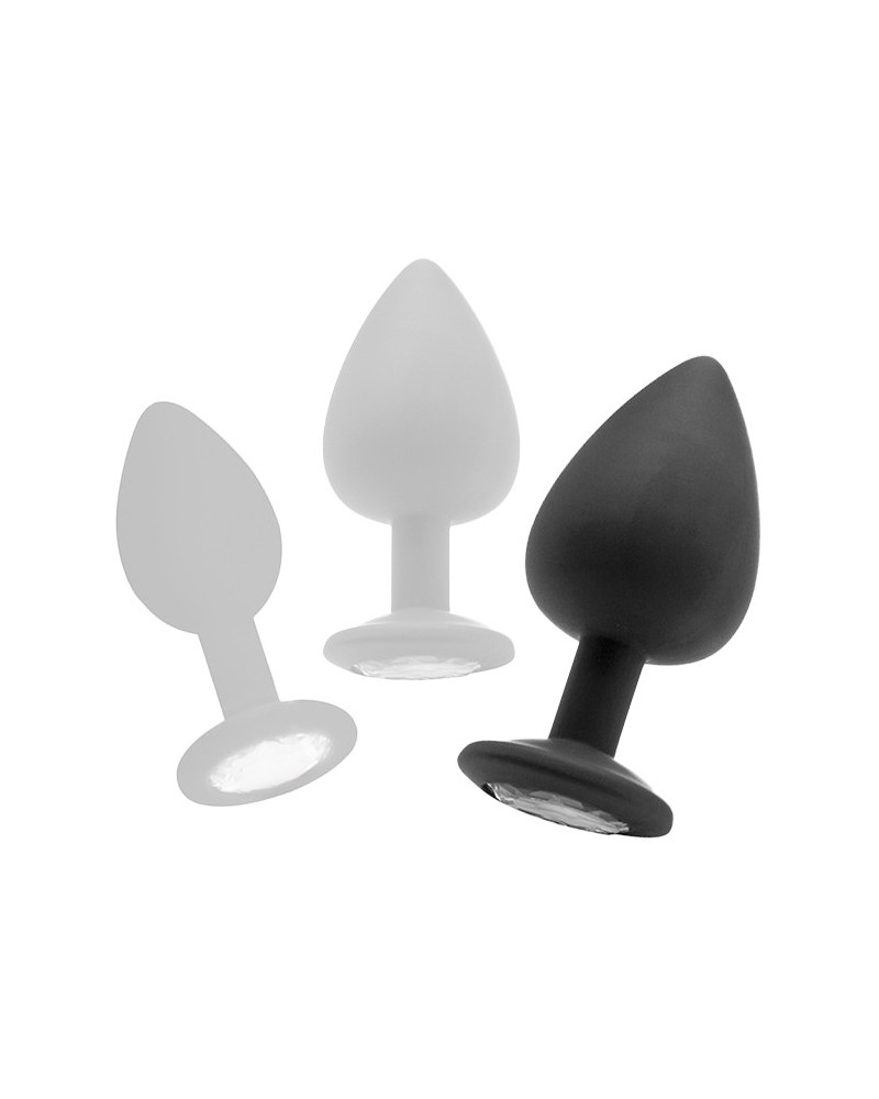 Plug Diamond Extra Large – 8 x 4.4 cm Noir 