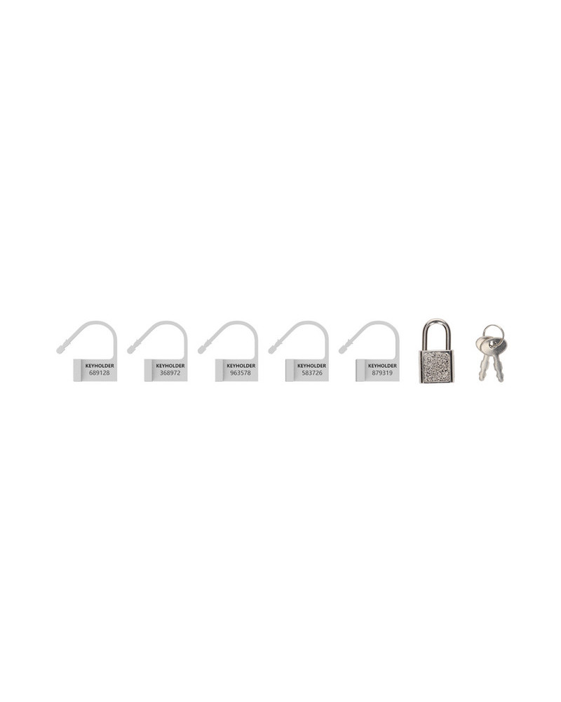 Lot de 5 LOCKS numérotés 