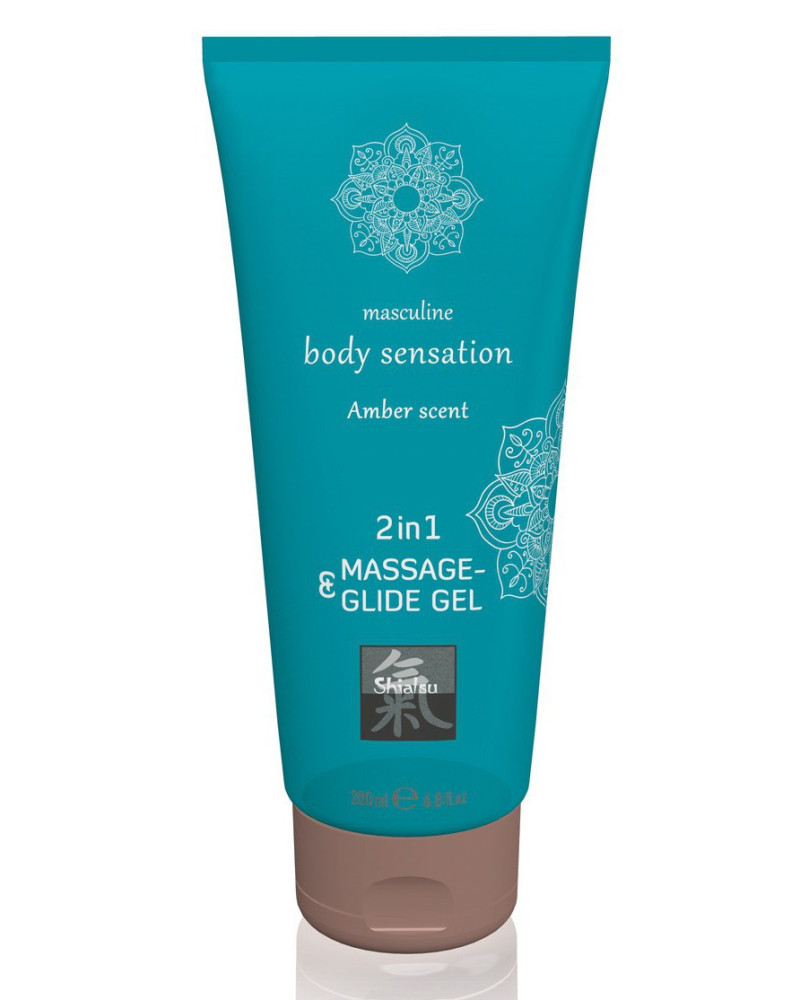 Lubrifiant et Gel pour massage Ambre 200mL 