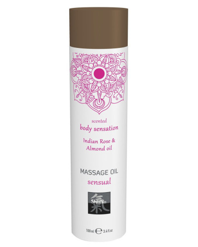 Huile de massage Erotic Rose et Amande 100mL 