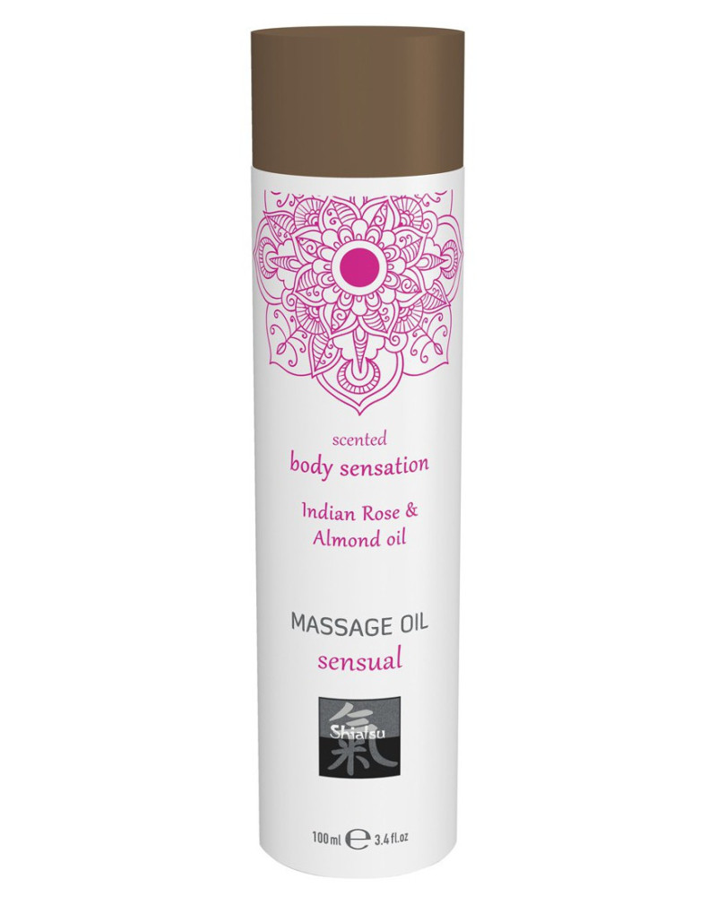 Huile de massage Erotic Rose et Amande 100mL 