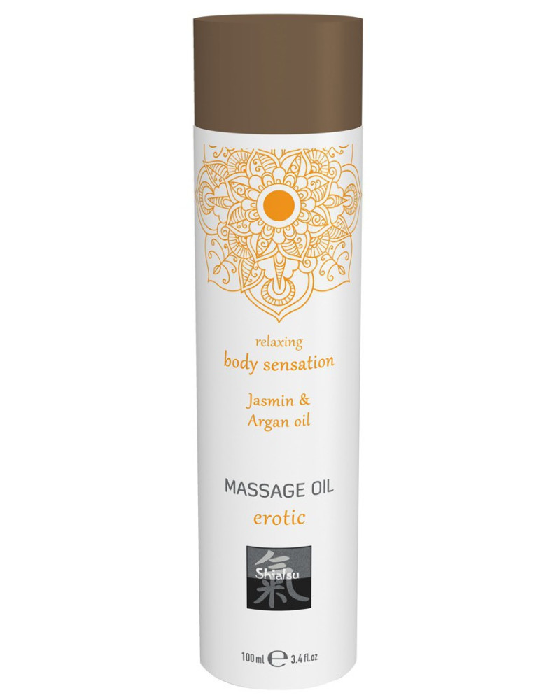 Huile de massage Erotic Jasmin et Argan 100mL 
