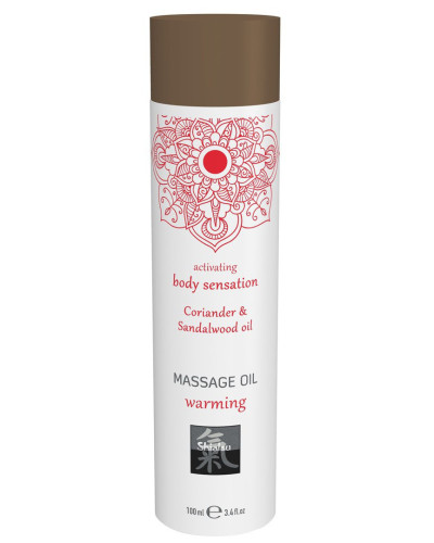 Huile de massage Warming Coriandre et Bois de Santal 100mL 
