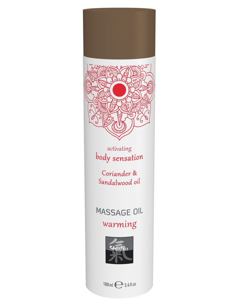 Huile de massage Warming Coriandre et Bois de Santal 100mL 