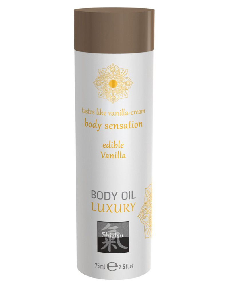 Huile de massage Comestible - VANILLE 75ml 