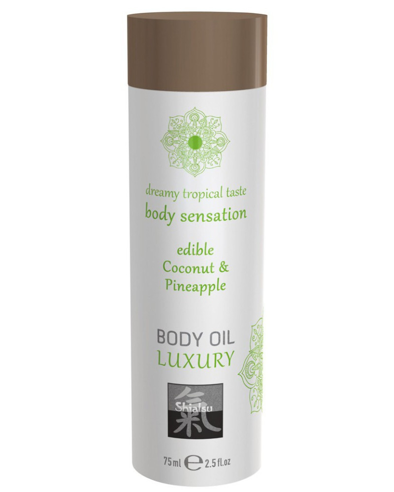 huile de massage Comestible Coco et Ananas 75mL 